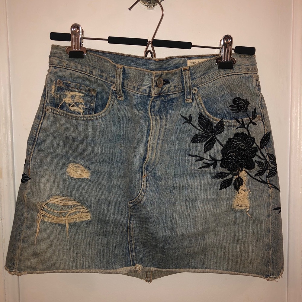 Rag & Bone distressed skirt